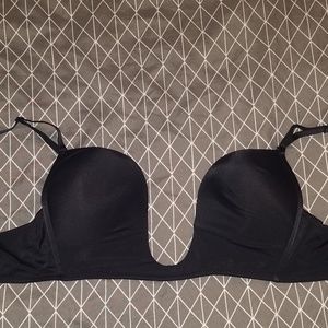 Black Deep Plunge Convertible Bra